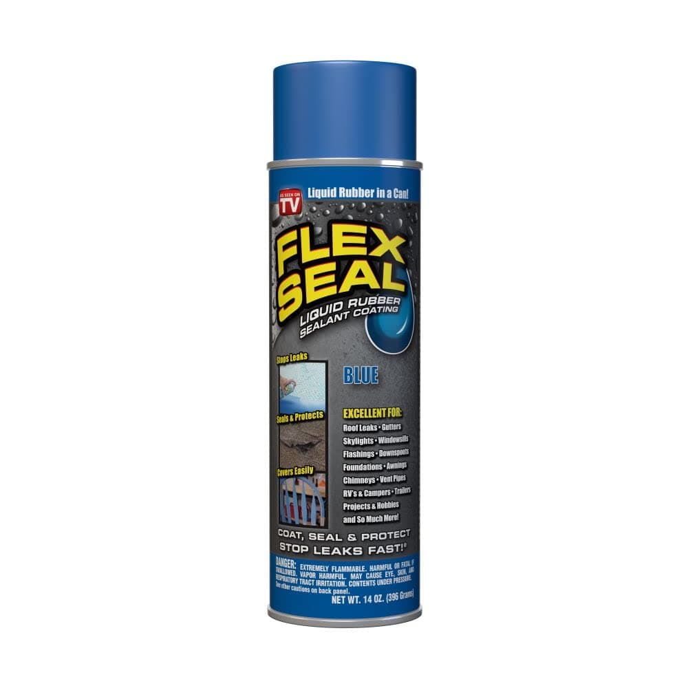 Spray Rubber Sealant Coating, 14-oz, Blue