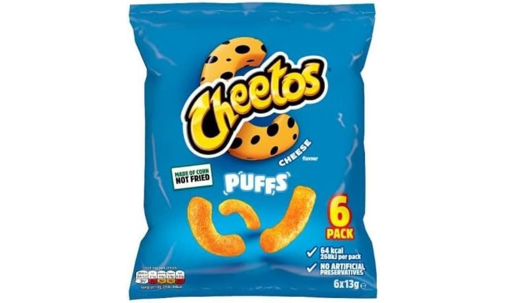 Puffs Cheese Multipack Crisps 6x13g