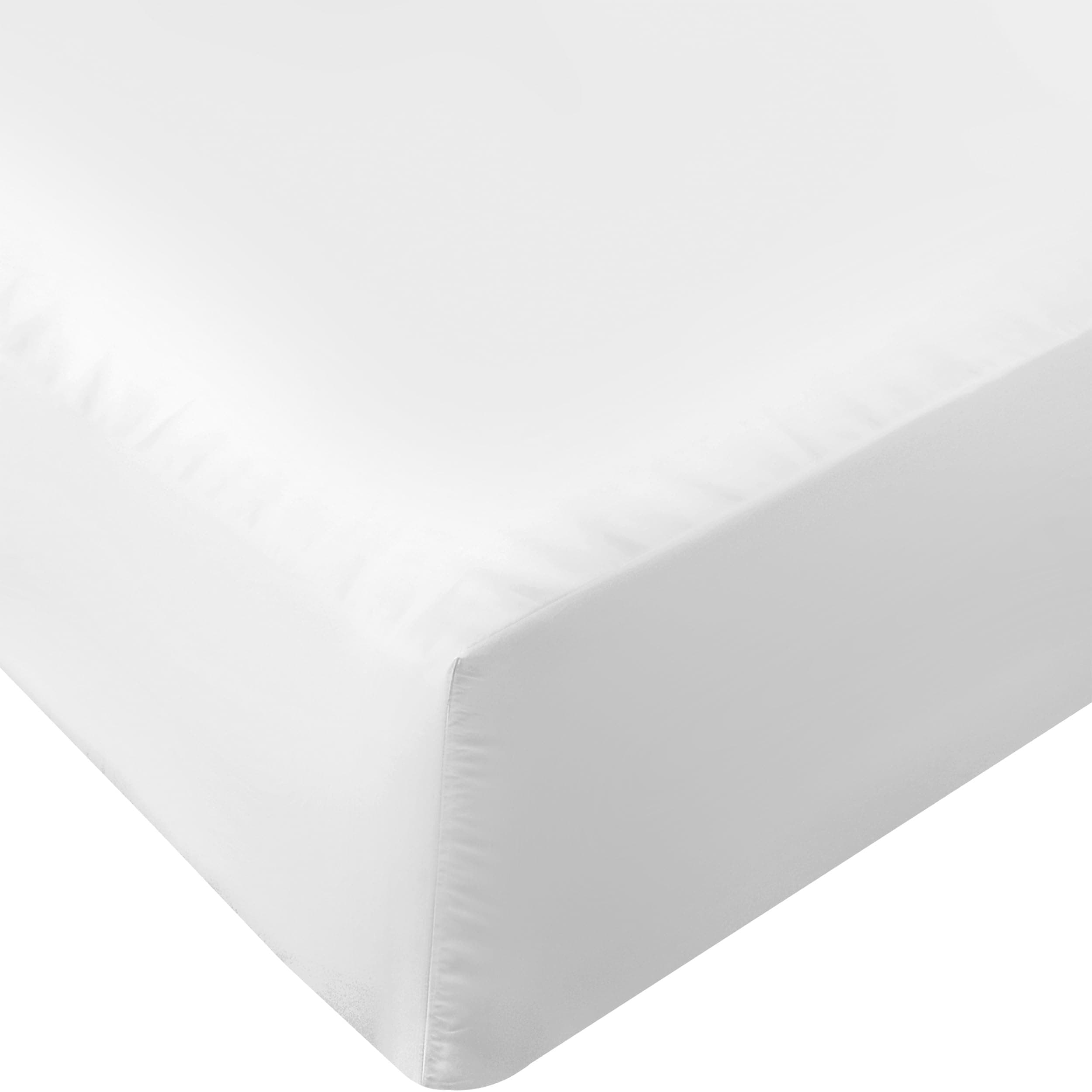 Utopia Bedding Twin Fitted Sheet - Bottom Sheet - Deep Pocket - Soft Microfiber -Shrinkage and Fade Resistant-Easy Care -1 Fitted Sheet Only (White)