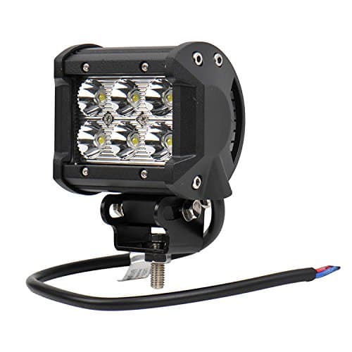 oglight 18W Flood LED Light Work Lights Driving Fog Lights For Off-road, Truck, Car, ATV, SUV, Jeep