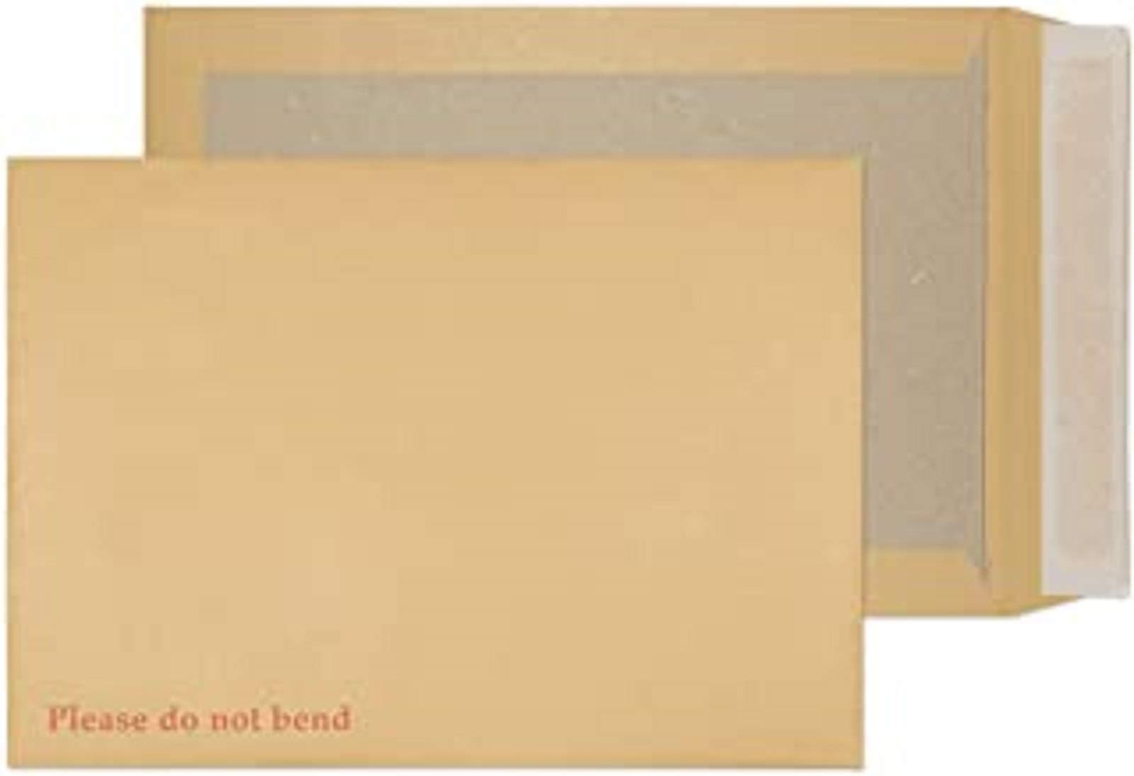 10 Board Backed Envelope A4 / C4 Size 9"x12" Hard Back