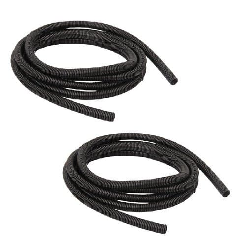 20 Ft. x 3/8 in. Protective Wire Wrap Car Boat Motorcycle Insulation Tube Cover …