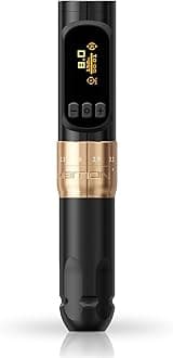 Ambition Sally 270 Rotary Tattoo Gun, Wireless Tattoo Machine with Adjustable Stroke 1300 mAh Battery 270 g.cm Torque Coreless Motor, Permanent Makeup Tattoo Pen for Eyebrow Eyeliner Lips SMP Artists