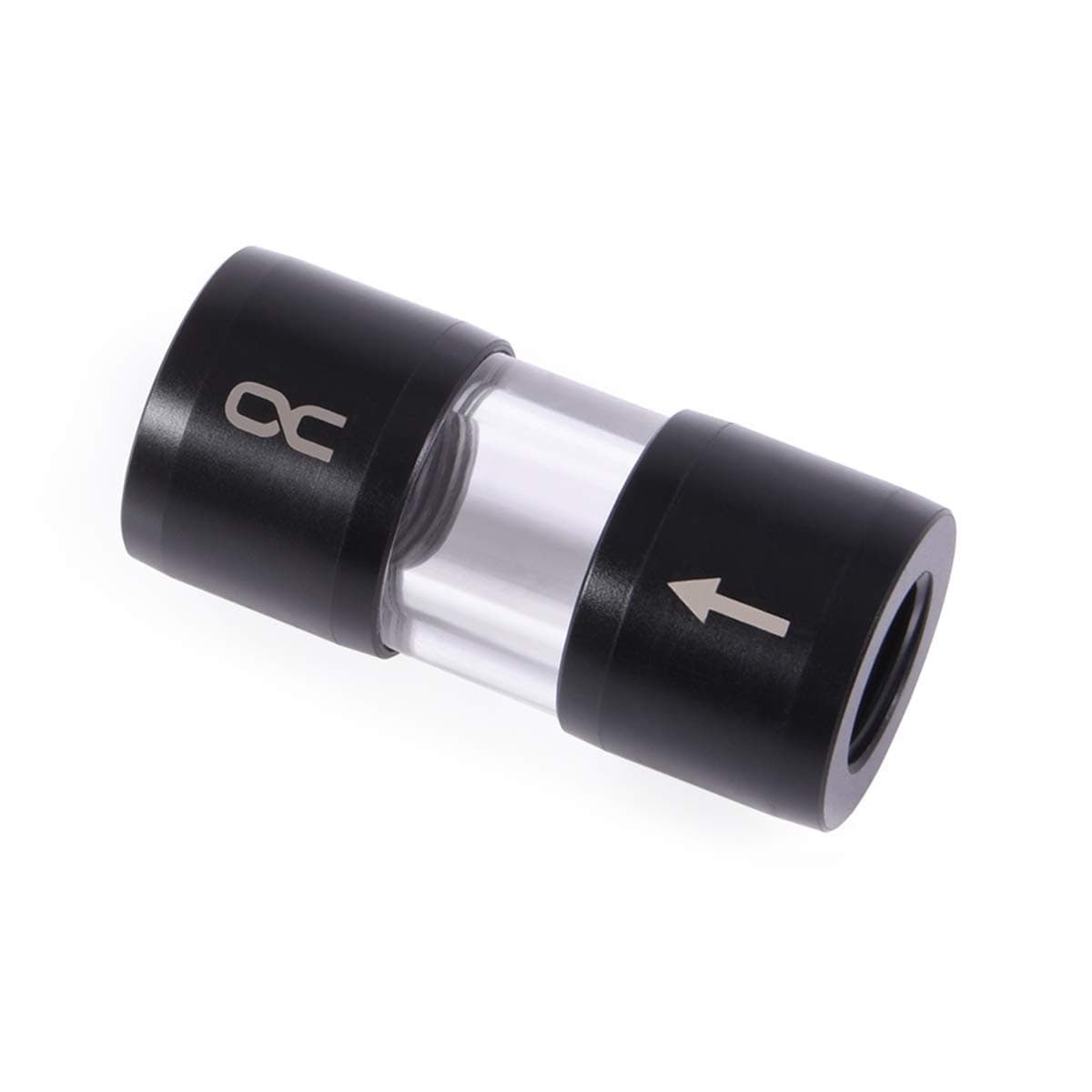 Aquatuning Alphacool 29142 Icicle Acrylic/Acetal Inline Filter G1/4 IG Water Cooling, Black