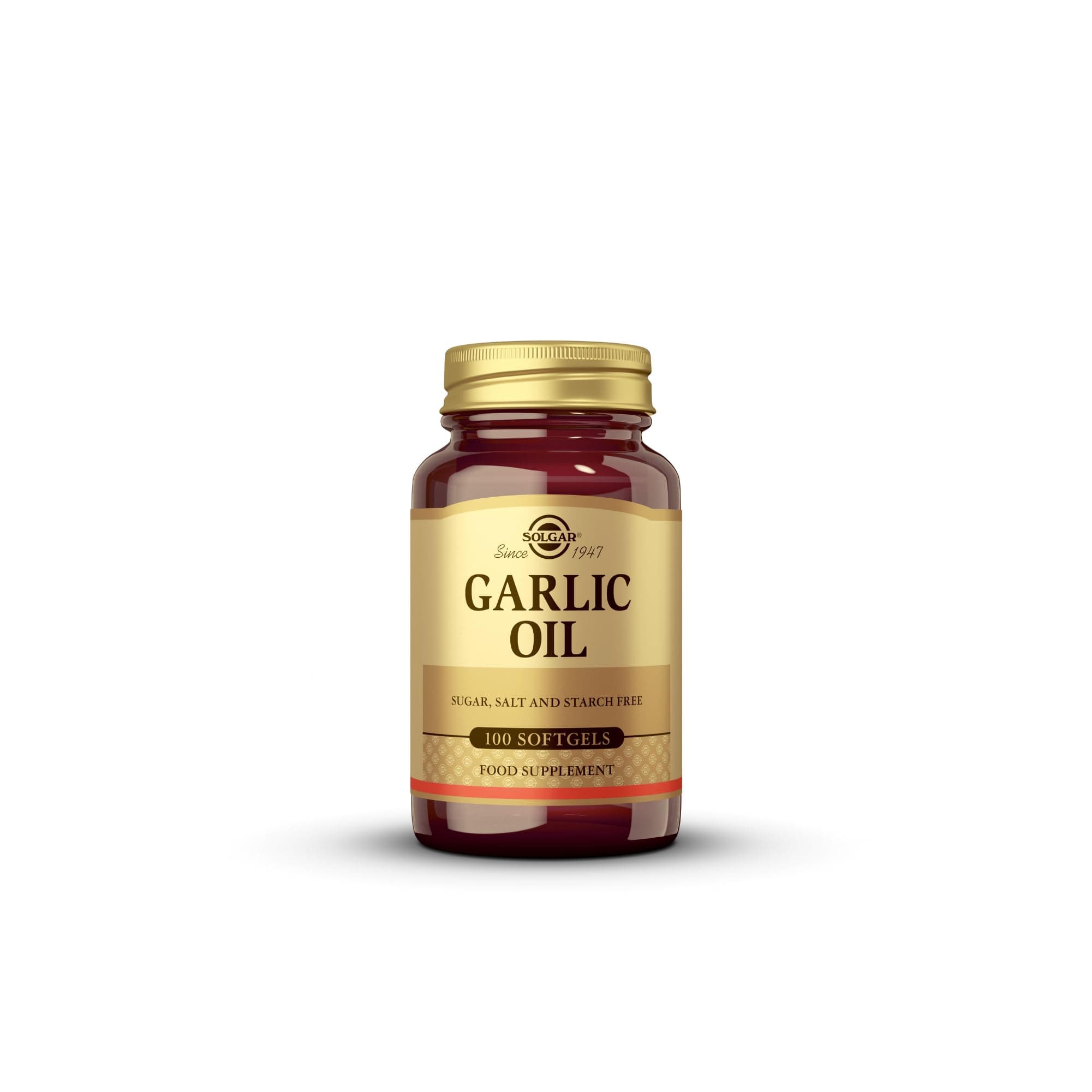 Solgar Garlic Oil Perles, 100 Softgels