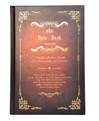 FunRun A5 Classic Notebook - Hard Cover Magic Book, Retro Classic Journal Notebook, Vintage Magic Retro Note Book Diary Notebook