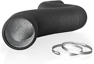 AC Infinity Flexible 4-Inch Aluminum Ducting, Heavy-Duty Four-Layer Protection, 8-Feet Long for Heating Cooling Ventilation and Exhaust