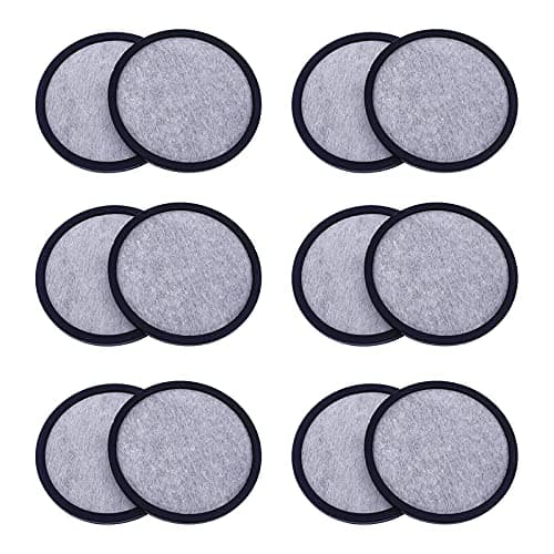 12-Pack Replacement Charcoal Water Filter Discs for Mr. Coffee Brewers Coffee Machines