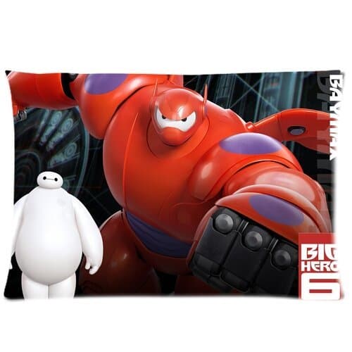 Popular Big Hero 6 Baymax Printed Custom Soft Pillow Case Decorative Pillow Cover Great Gifts for Friends Happy Easter Day Gift Roomy in Size 20x30 ( Two Sides) -Pipa