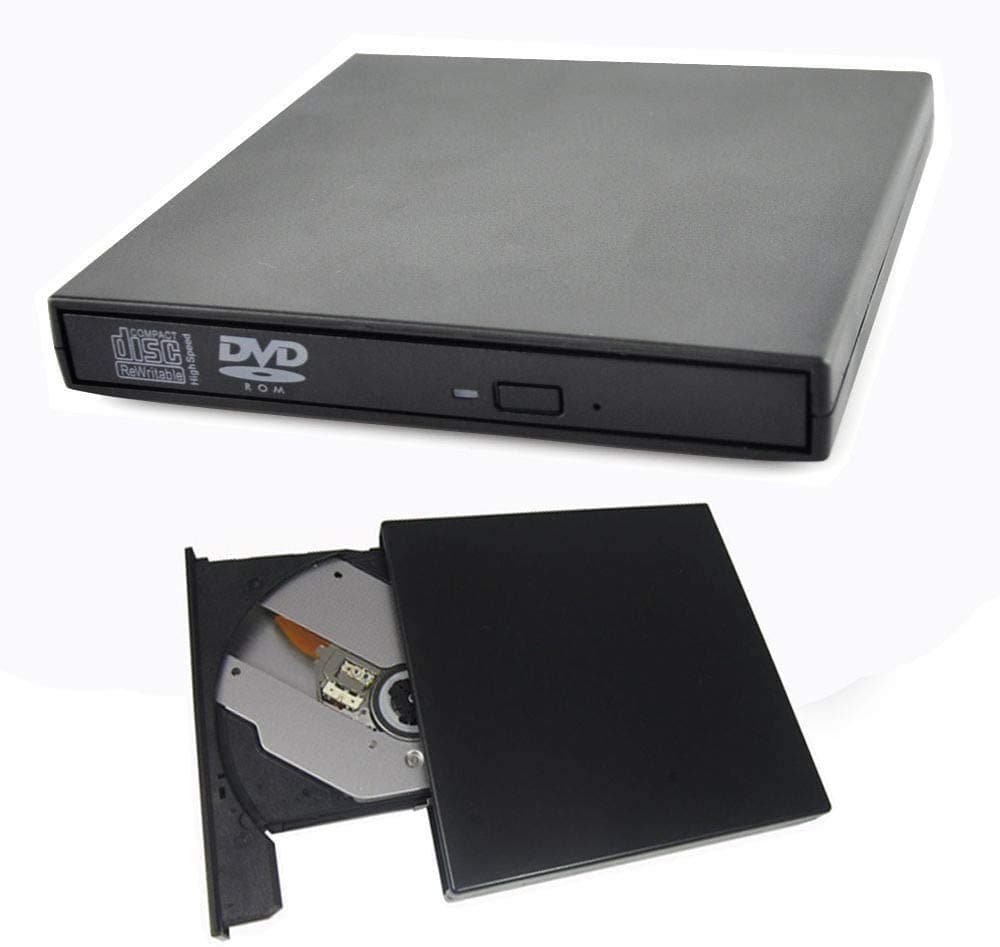 External PC Laptop USB 2.0 DVD CDR Writer Recorder Reader Player Burner Combo Drive Set