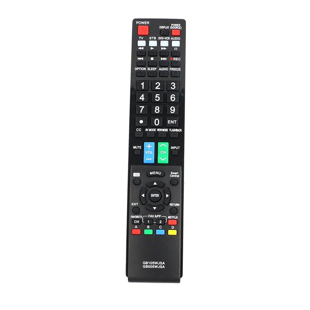 New Lost Replace Remote for SHARP AQUOS TV Remote Control GB005WJSA GB105WJSA GB004WJSA GA935WJSA GA890WJSA