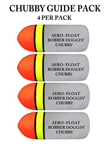 Aero-Float Bobber Doggin' Chubby Guide Pack (4 Floats Per Pack)