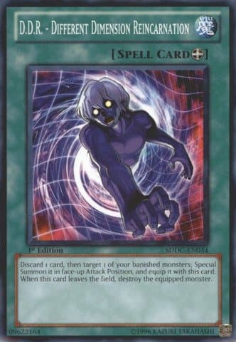 YU-GI-OH! - D.D.R. - Different Dimension Reincarnation (SDDC-EN034) - Structure Deck: Dragons Collide - Unlimited Edition - Common