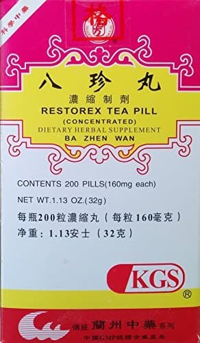 Restorex Tea Pill (Ba Zhen Wan) by Gufang