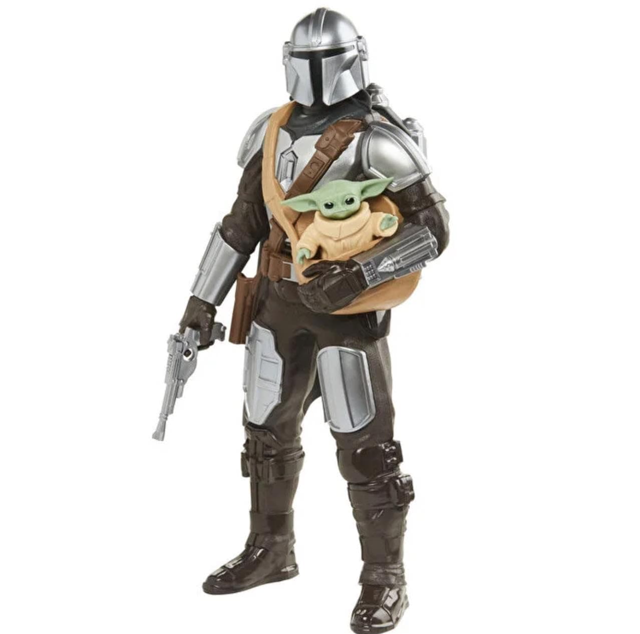 Star Wars Galactic Action The Mandalorian & Grogu Interactive Electronic 30-cm-scale Figures, Toys Children Aged 4 And Up