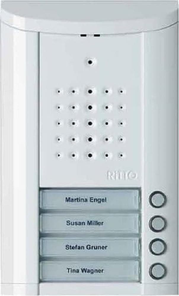 Ritto Entravox 1840470 4WE Door Intercom White
