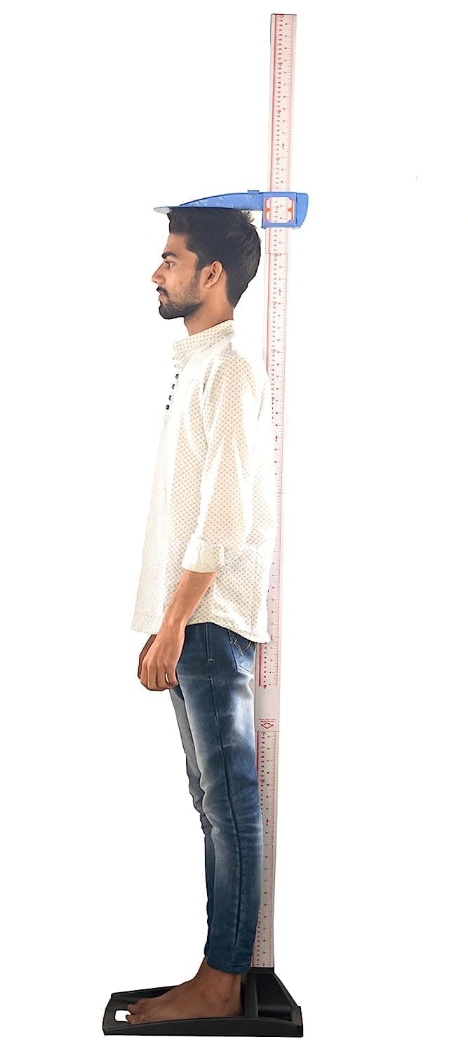 Height Measuring Scale Stand - Stadiometer - Precision Model- Manual and Portable measuring tool Suitable for Adults and Children