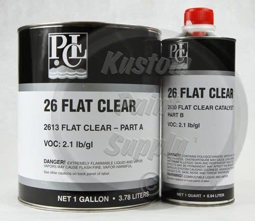PCL 26 Flat Clearcoat 2613, 2630 Quart Kit