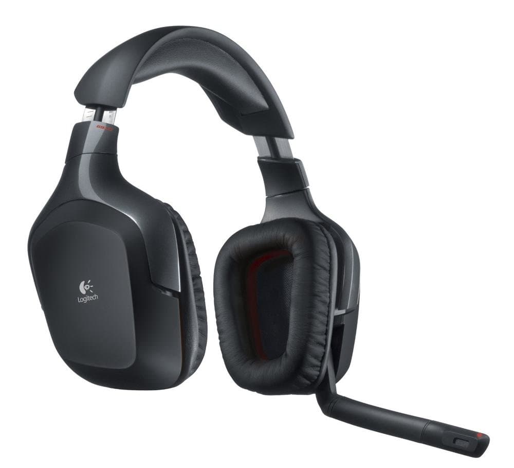 Logitech G Wireless Gaming Headset G930 with 7.1 Surround Sound, Wireless Headphones with Microphone