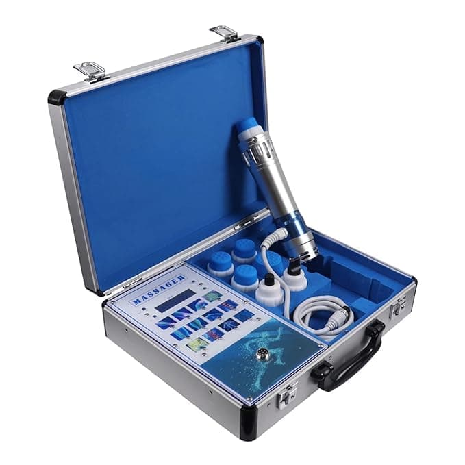 Shockwave Whole_Body Therapy Machine Massager, 7 Transmitters Effective Physical Shock Wave Anti-Cellulite with Box, Multicolour