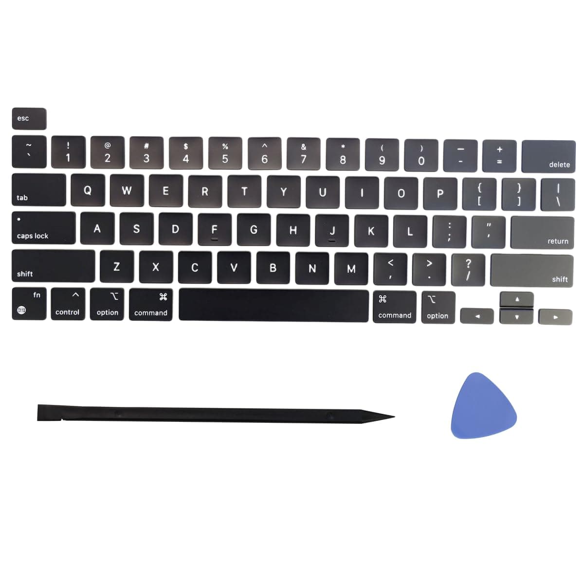 Full set of keyboard replacement key cap keys and tools for MacBook Pro Retina 16" Model A2141 (EMC 3347) 13" Model A2289 (EMC 3456) A2251(EMC 3348) A2338(EMC 3578) Mid 2019 Late 2020 Year