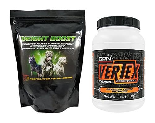 Vertex Essentials Formula & Weight Boost for Dogs Combo Pack (Vertex 4lb, Weight Boost 2lb)