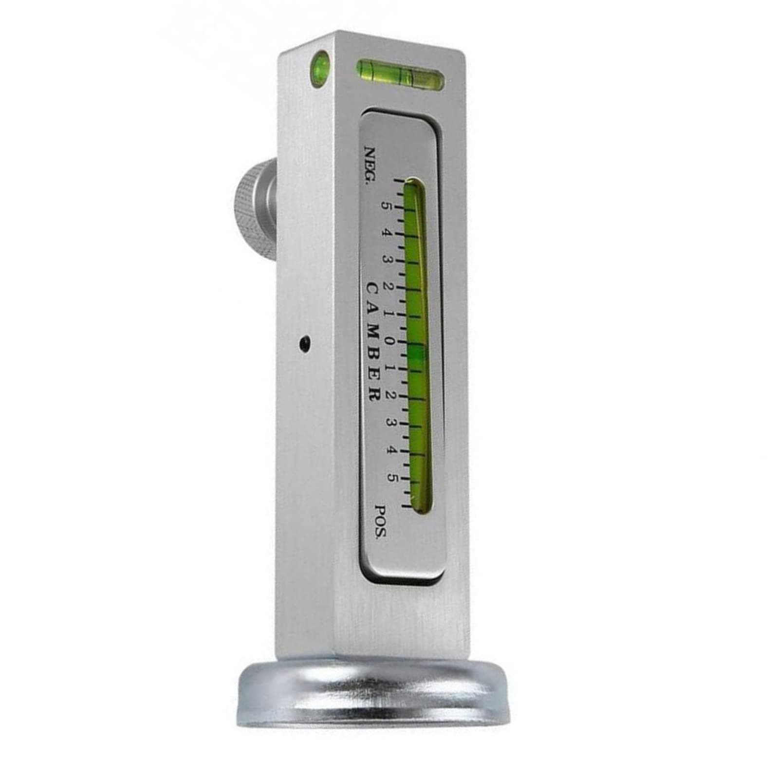 Car Four Wheel Alignment Level,Camber Castor Strut Wheel Alignment Tool for Truck Car RV Tire Repair, New Top Strong Magnetic Absorb, Ingenious Design(Circular end Mounting)