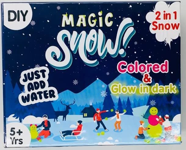 DIY 2 in 1 Magic Snow for Kids