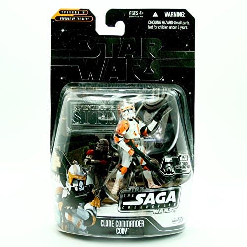 Ultimate Galactic Hunt 2006 Chase Piece Clone Commander Cody / Battle of UTAPAU Star Wars Return of The Jedi The Saga Collection 2006 Action Figure & Exclusive Display Base & Hologram Figure