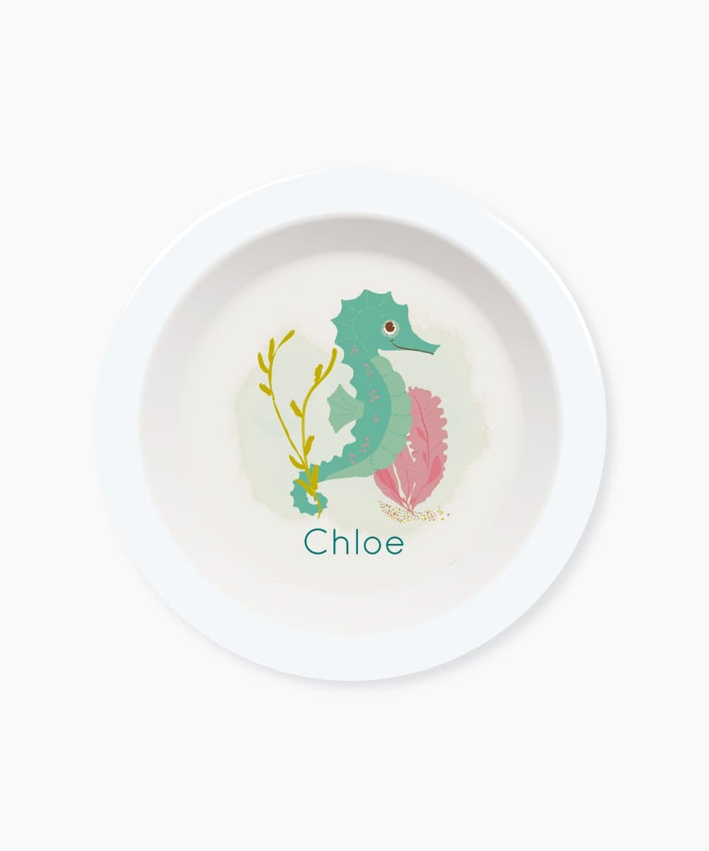 Sea Urchin Studio: Bowl - Seahorse - Personalized