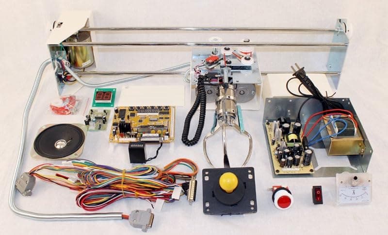 RetroArcade.us Crane Machine Kit with All Components and Manual, Build Your Own Arcade Crane Machine