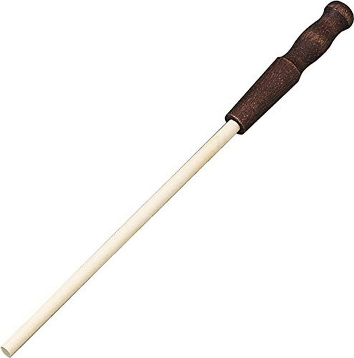 Sharpener 12" Ceramic Sharpening Stick Wood Handle