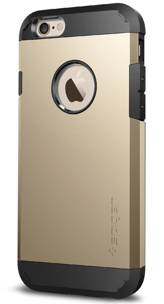 Spigen Tough Armor Back Cover Case for iPhone 6s | 6 (TPU + Poly Carbonate | Champagne Gold)