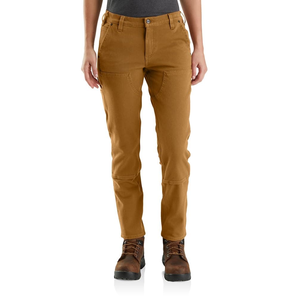 Women's Rugged Flex Relaxed Fit Twill Double-Front Work Pant