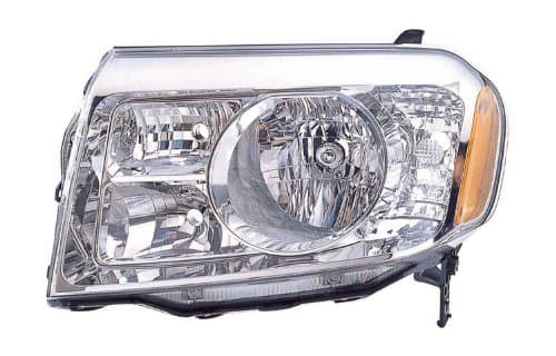 2009-2010-2011 Honda Pilot Headlight Headlamp Composite Halogen Front Head Light Lamp Set Pair Left Driver And Right Passenger Side (09 10 11)