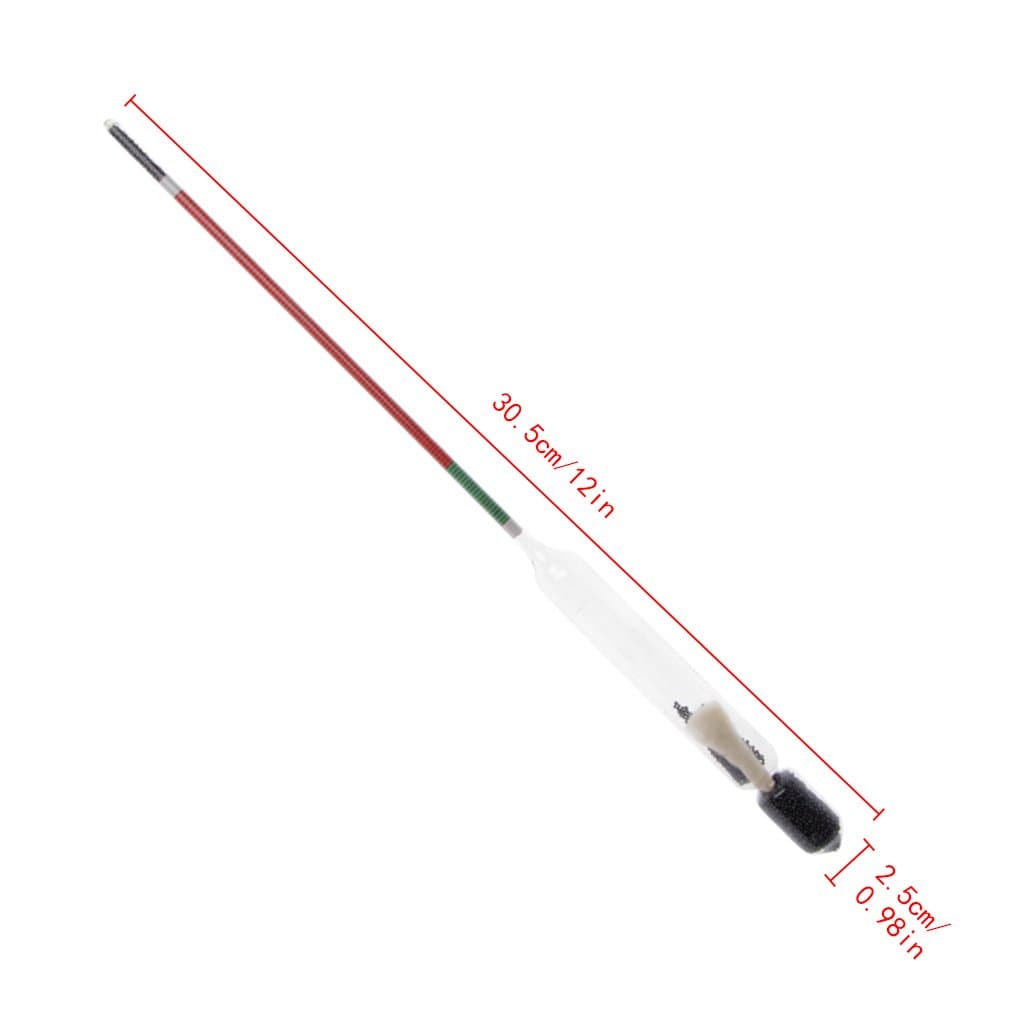 JENOR Triple Scale Hydrometer for Home Brewing Making Beer Wine Mead Ale Craft Cider