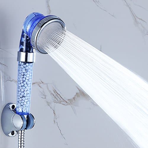 Saving Water Handheld Shower Head,Jiazugo Adjustable Modes Spa Water-Saving Showerhead, Including Shower Hose