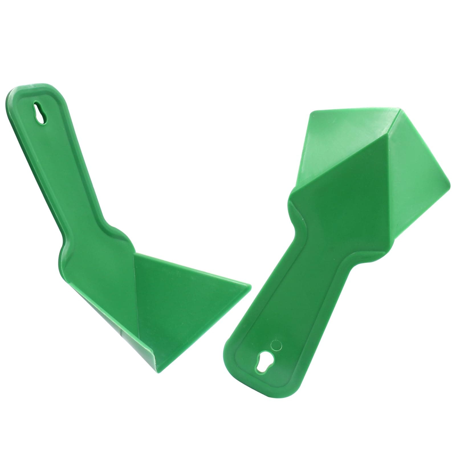 2 Pack Drywall Corner Tool, Plastic Corner Trowel 90 Degree Drywall Corner Scraper for Mudding (Green)
