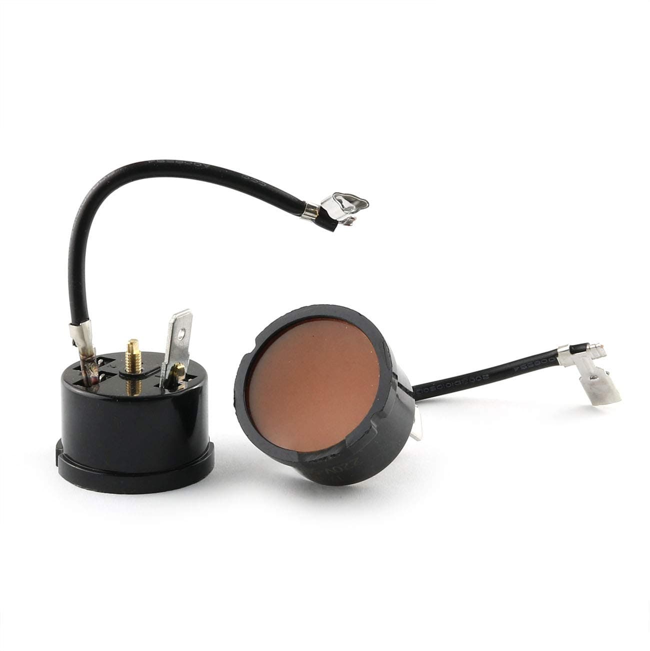 E-outstanding Compressor Thermal Overload Protector 2PCS 1/3HP-250W Freezer Thermal Overload Protection Replacement Part for Mini Refrigerator, Wine Center and Beverage Cooler