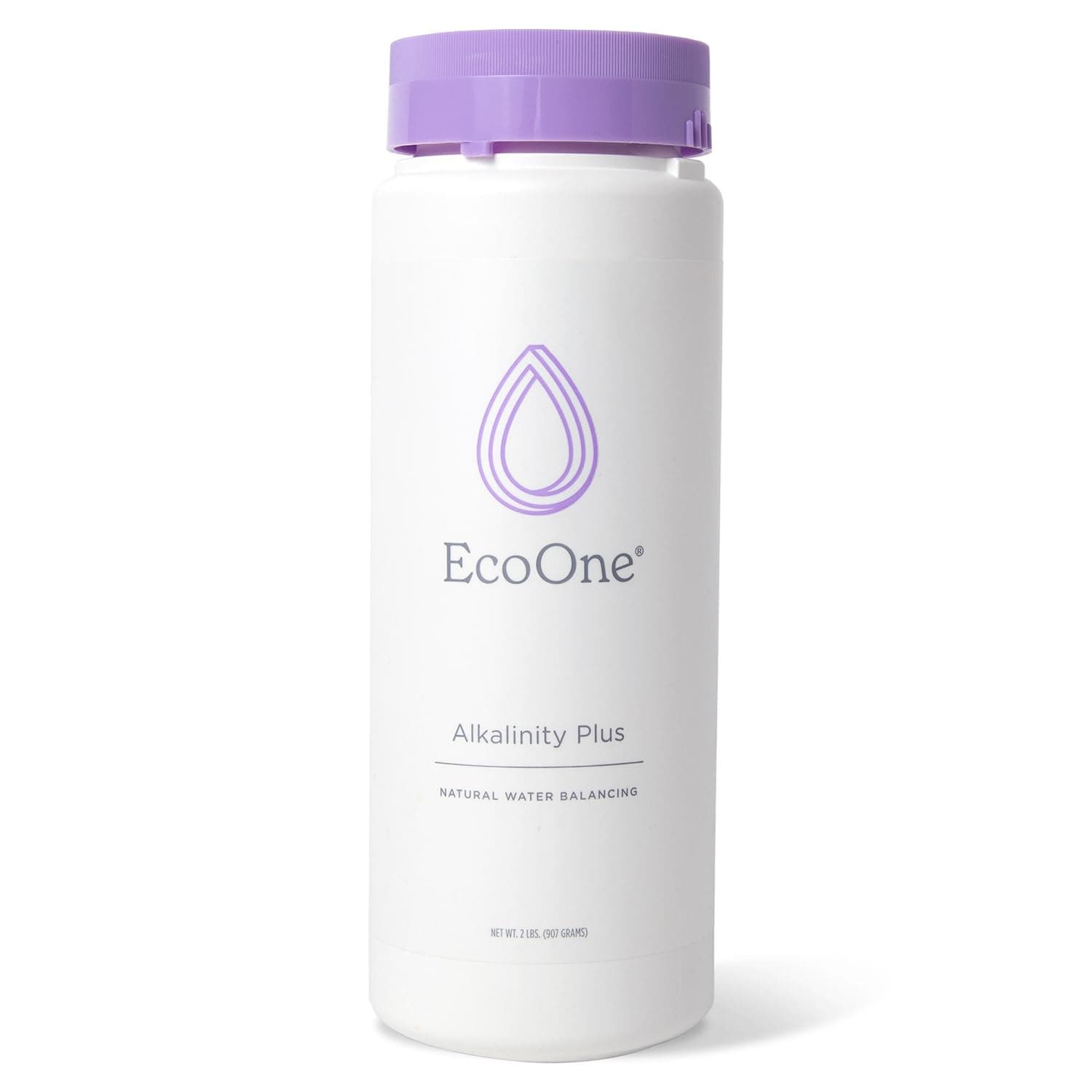 Alkalinity Plus by EcoOne | Natural Water pH Increaser for Hot Tub Application | Chlorine-Free, Phosphate-Free Hot Tub pH Increaser | Increases Alkalinity & Neutralizes pH to Prevent Buildup, 2 Lbs