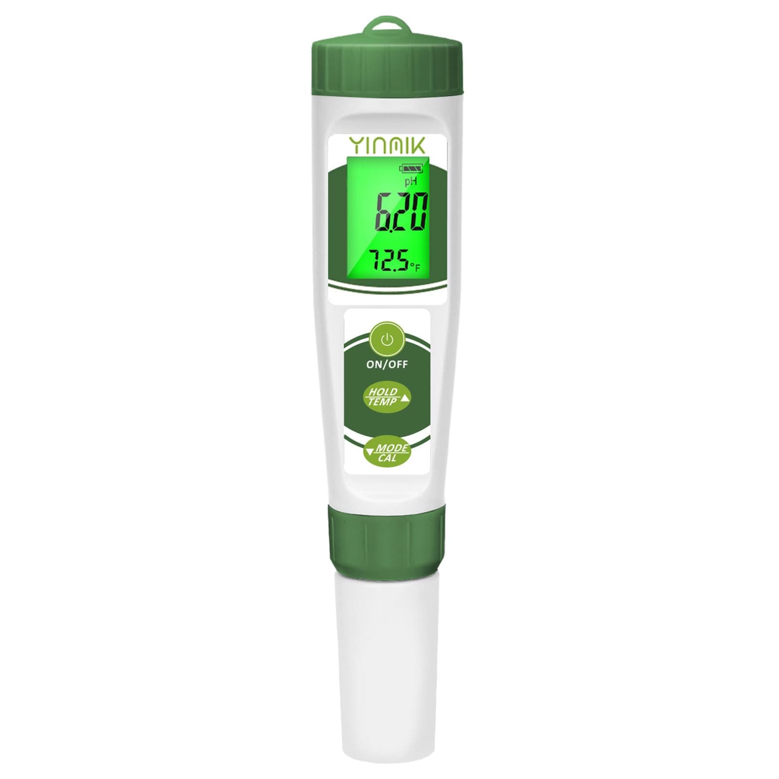 YINMIK pH EC Meter for Water Hydroponics, PPM Meter for Nutrients, Measure pH PPM Conductivity Temperature of Hydroponic Garden Water and Nutrient Solution, EC pH TDS Meter for Water, Aquarium, Pool