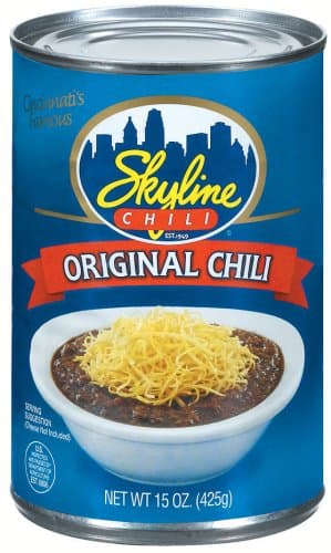 15 oz Cans (5-Pack) – Authentic Cincinnati-Style Ground Beef, No Beans, High-Protein Hot Dog Sauce, Ready to Heat