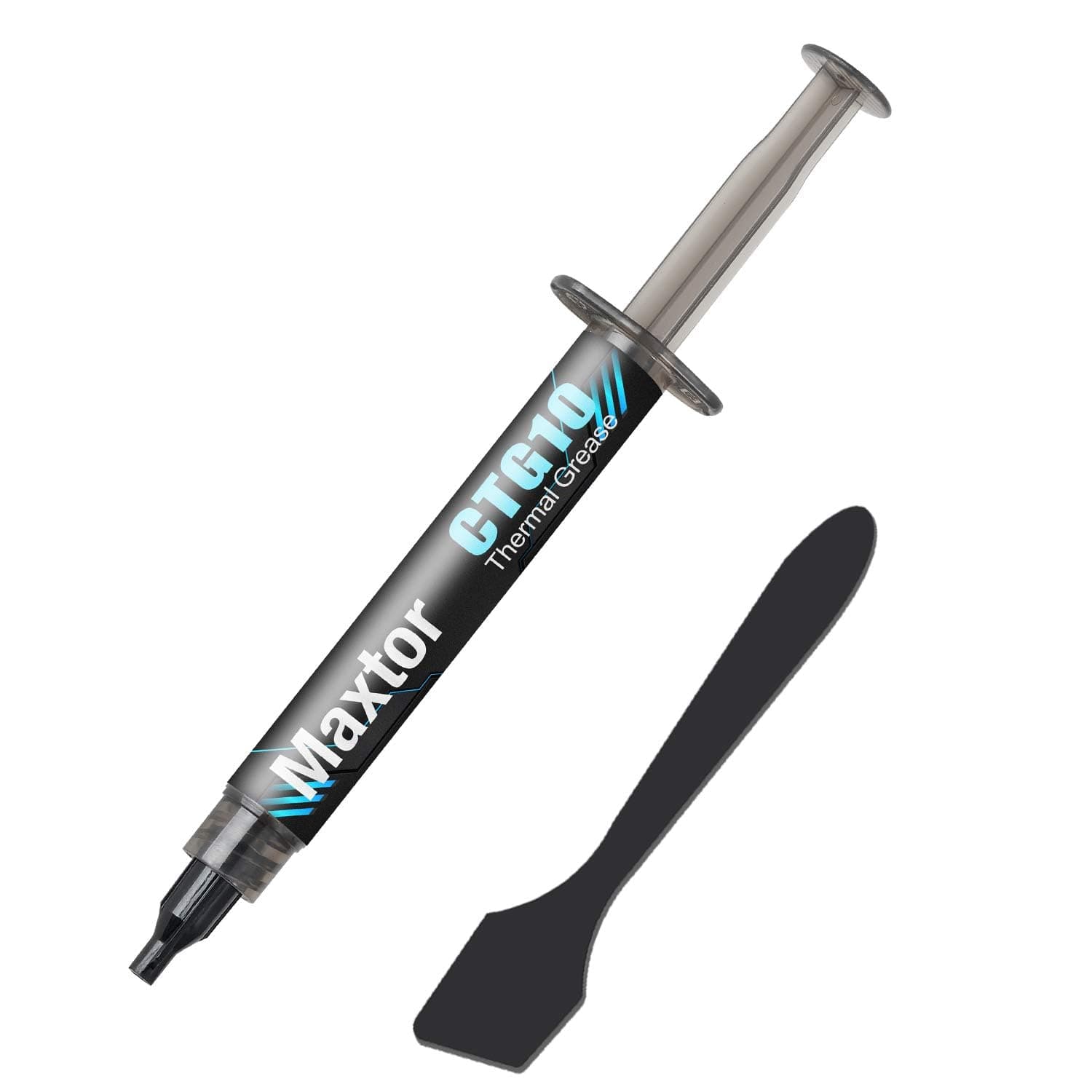 MaxtorCTG10 Thermal Compound Paste Heat Sink for IC/Processor/CPU/GPU/All Coolers, 14.5W/m.k Carbon Based High Performance, Thermal Interface Material (CTG10-2G)