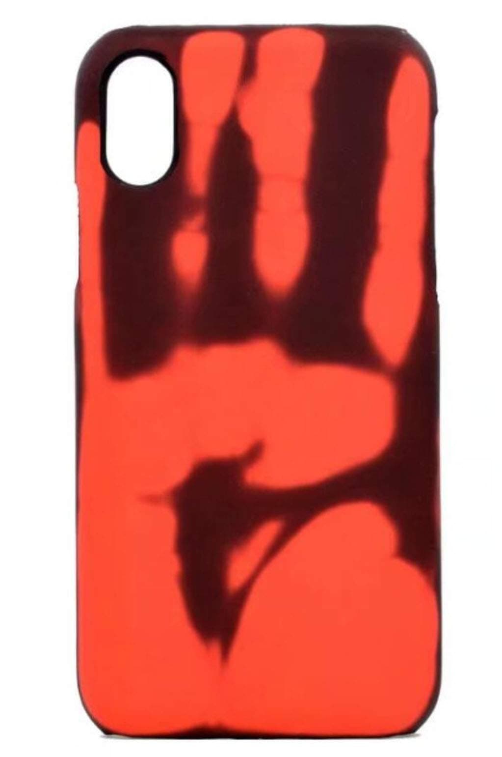for iPhone XR Thermal Sensor Case Creative Heat Induction Fluorescent Temperature Sensing Cover for iPhone XR Case Ultra Thin Anti-Scratch Stylish Color Changing Protective Case for iPhone XR