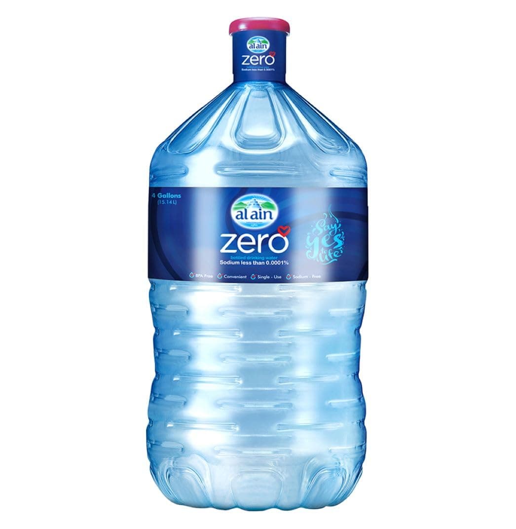 Al Ain Water ALAIN Zero Bottled Drinking 4 Gallon