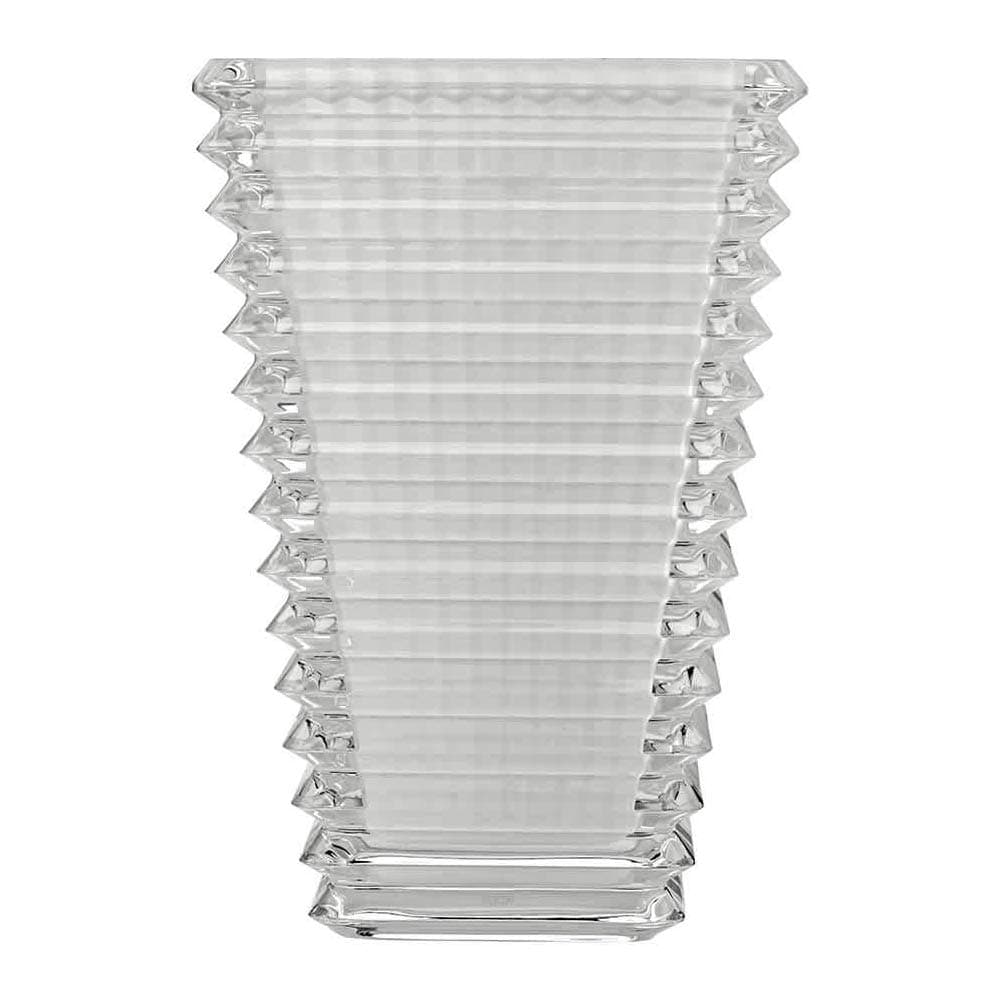 Baccarat Small Eye Rectangular Vase- White