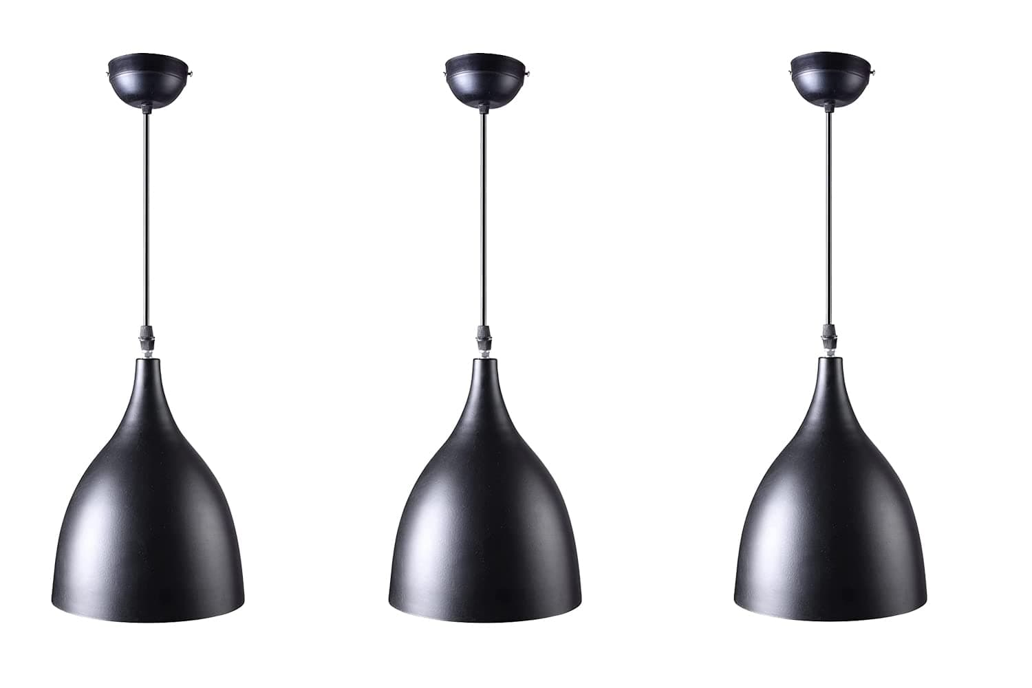 WHITERAY HL21RD 5 Watts Ceiling Light, Black, Round , Metal