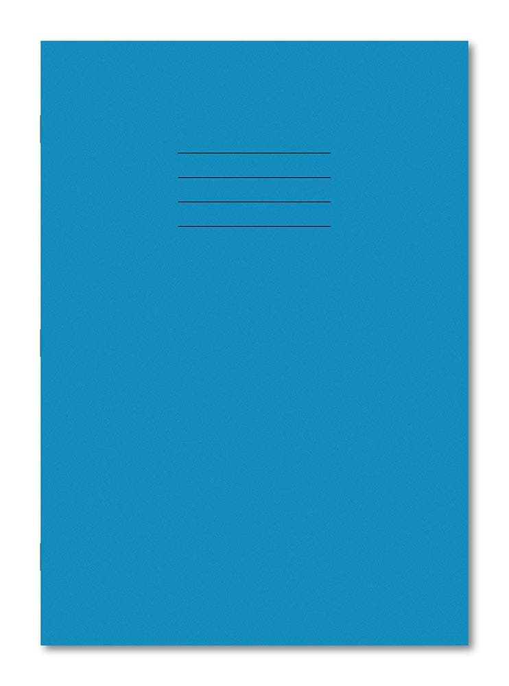 Hamelin A4 7 mm Squared 80 Pages Exercise Book - Light Blue (Pack of 50), 100102018