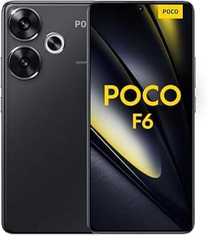 Xiaomi POCO F6 Black-Smartphone 12+512GB Snapdragon® 8s Gen 3, 120Hz Flow AMOLED display, 90W Turbo Charging, 50MP dual camera with OIS（UK Version+2 Years Warranty）