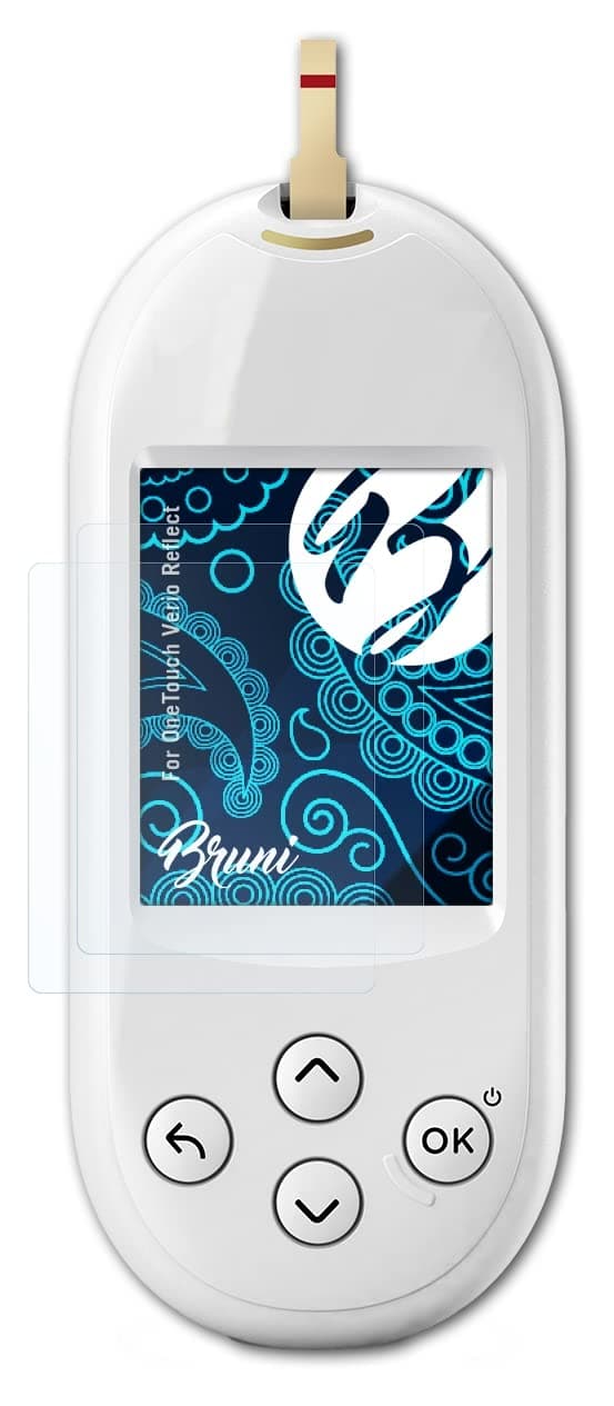 Screen Protector compatible with OneTouch Verio Reflect Protector Film, crystal clear Protective Film (2X)